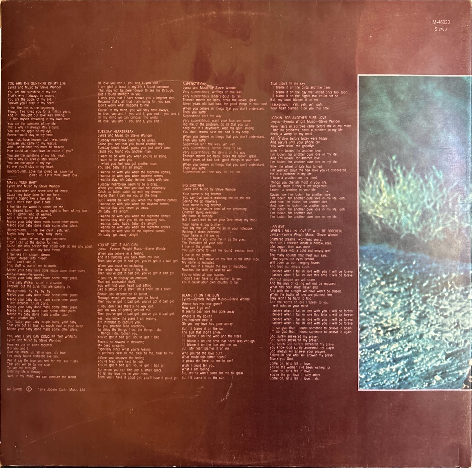 Stevie Wonder - Talking Book
