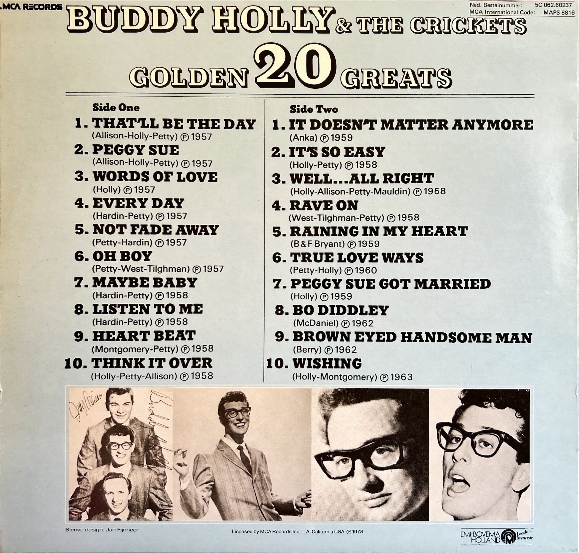 Buddy Holly & The Crickets - 20 Golden Greats