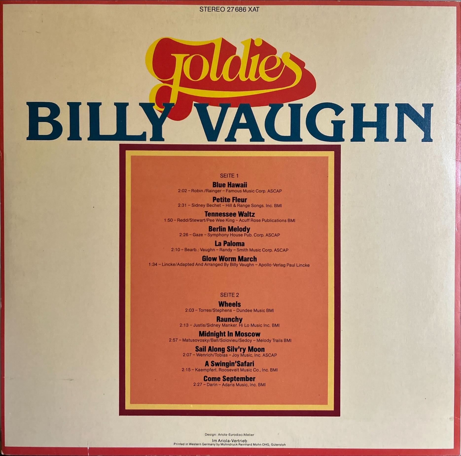 Billy Vaughn - Goldies