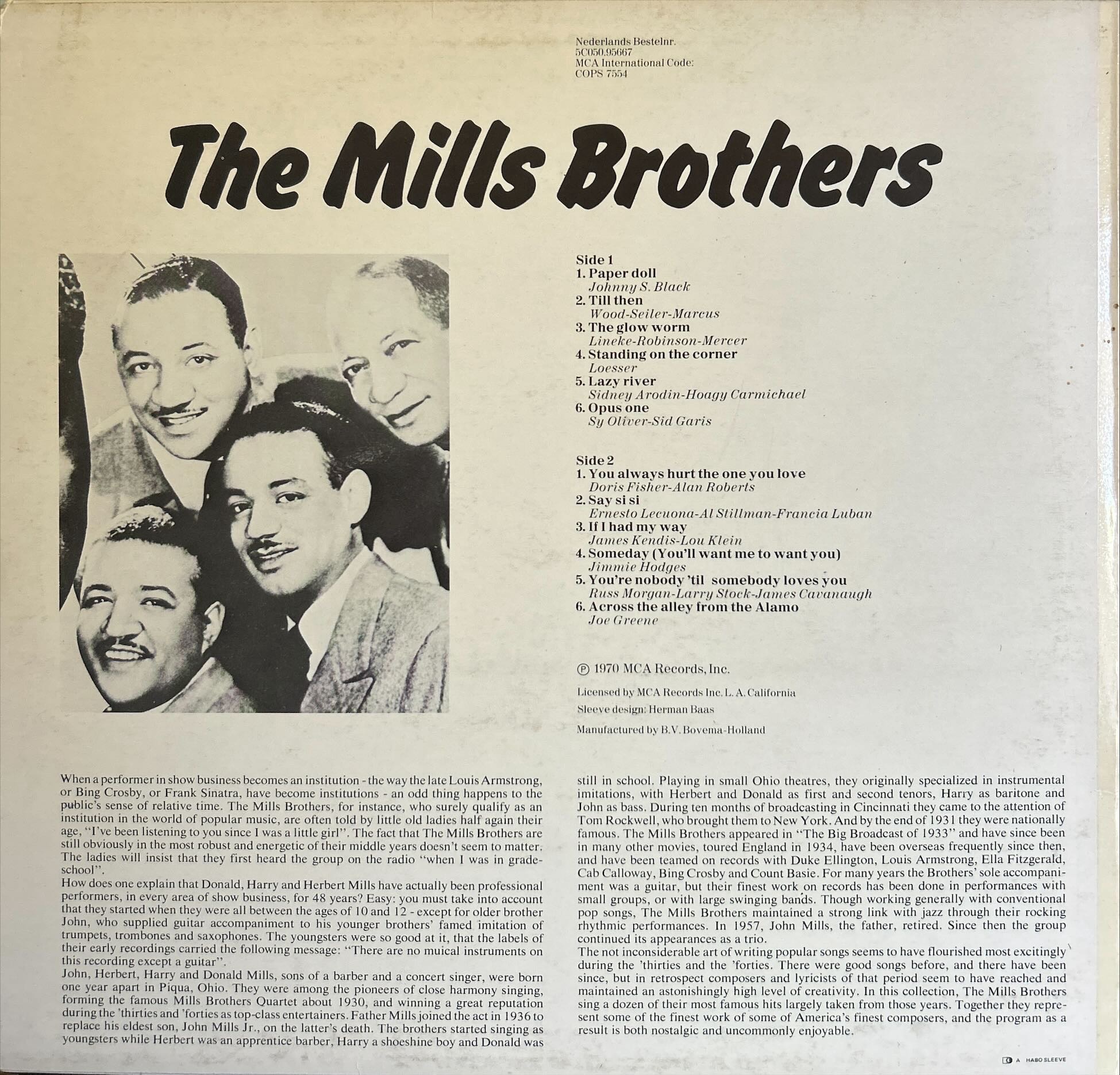 Mills Brothers, The - Mills Brothers, The