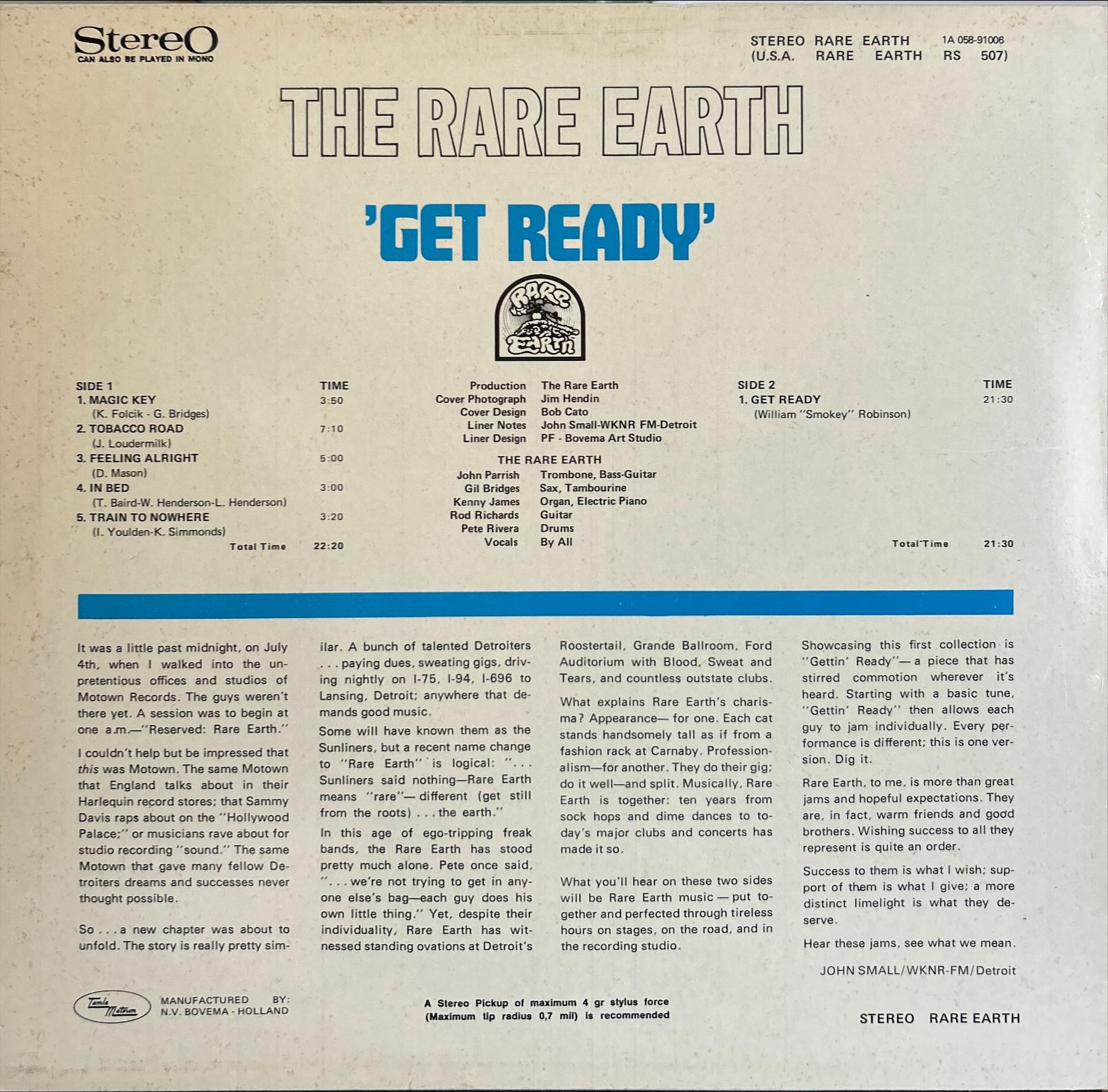 Rare Earth - Get Ready