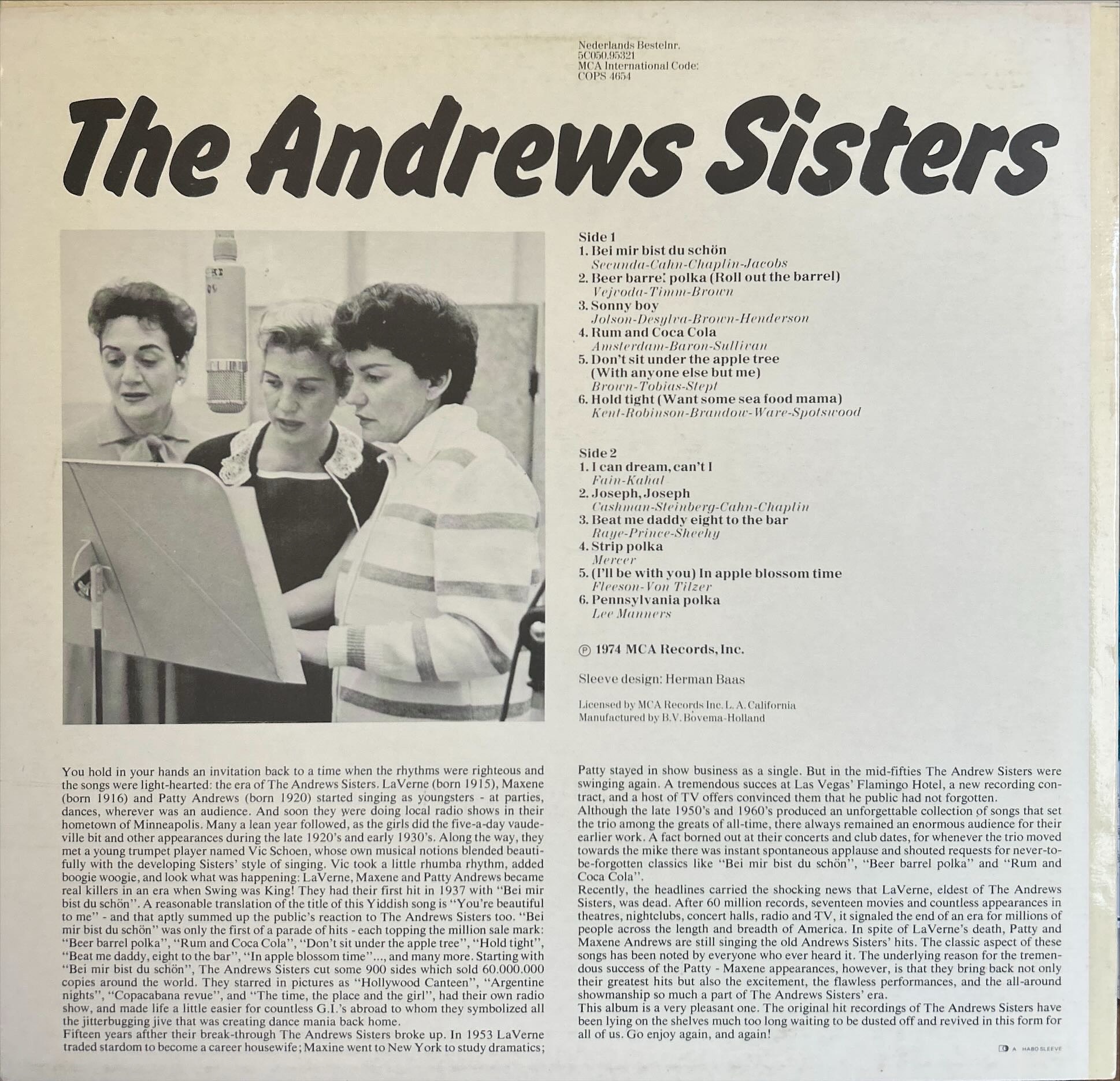Andrews Sisters, The - Andrews Sisters, The