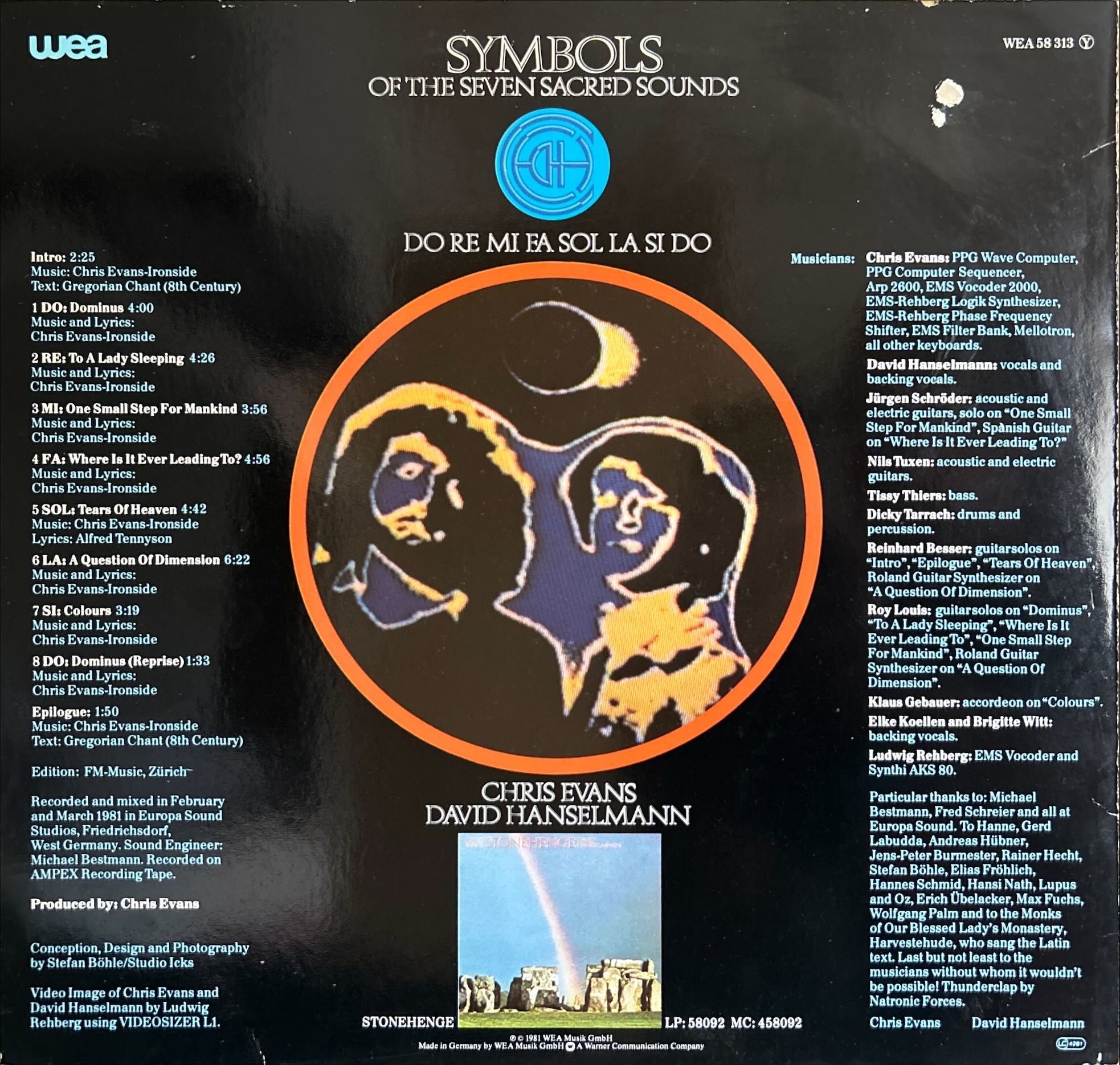 Chris Evans - David Hanselmann - Symbols Of The Seven Sacred Sounds