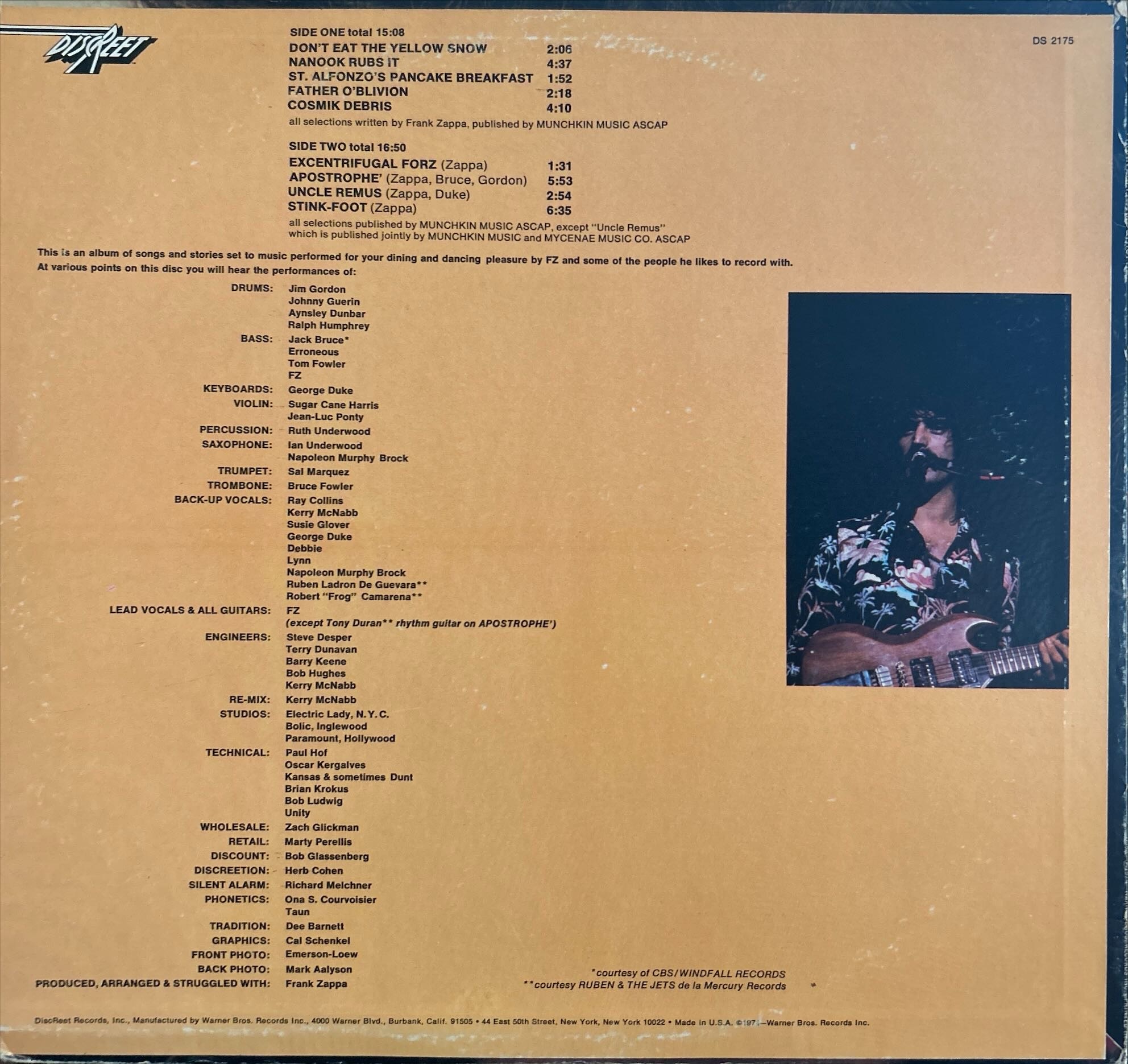 Frank Zappa - Apostrophe (')