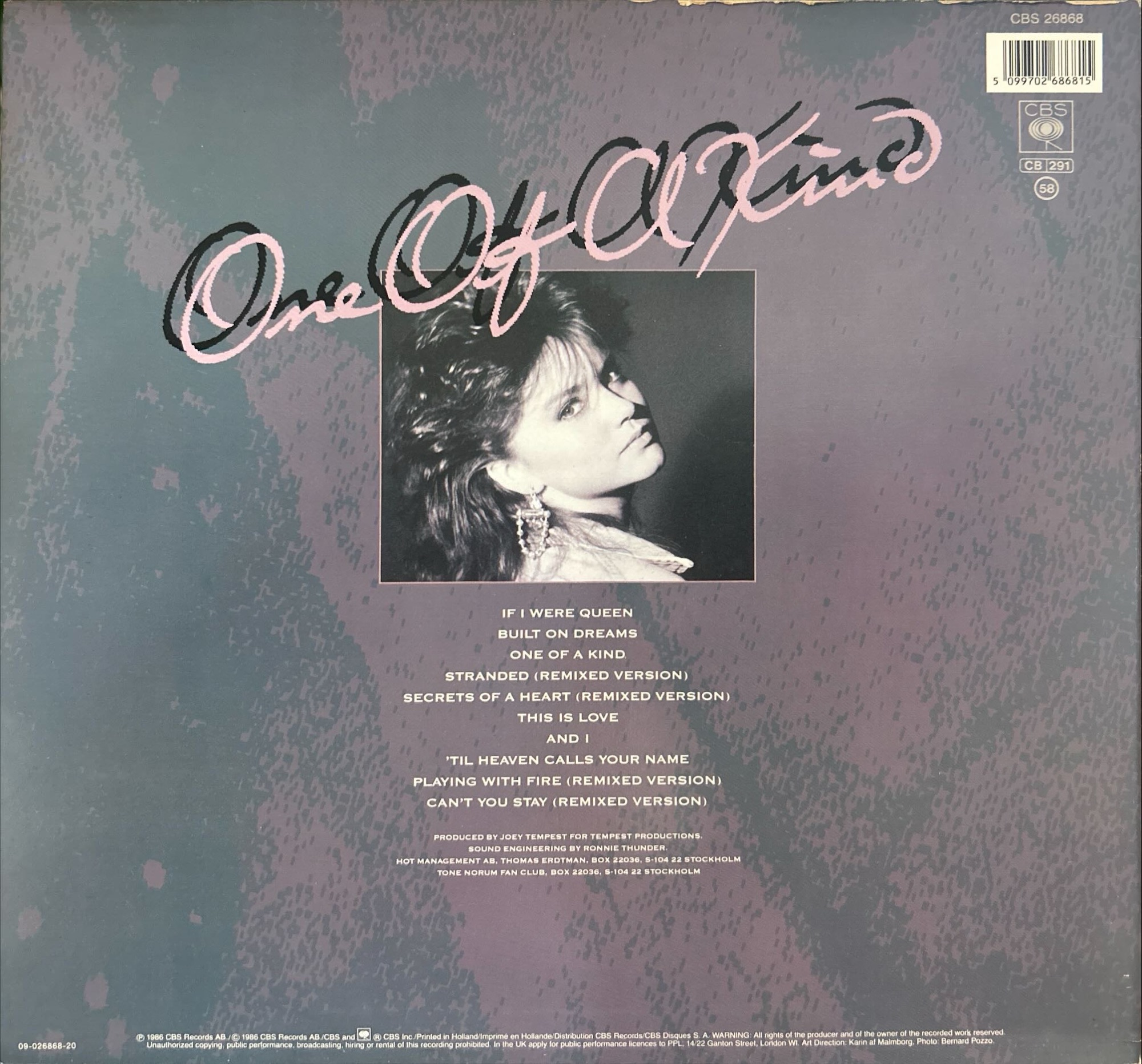Tone Norum - One Of A Kind