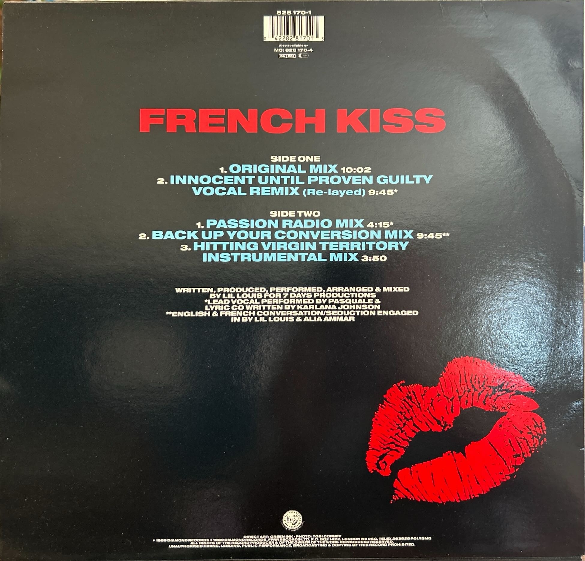 Lil Louis - French Kisses (The Complete Mix Collection E.P.)