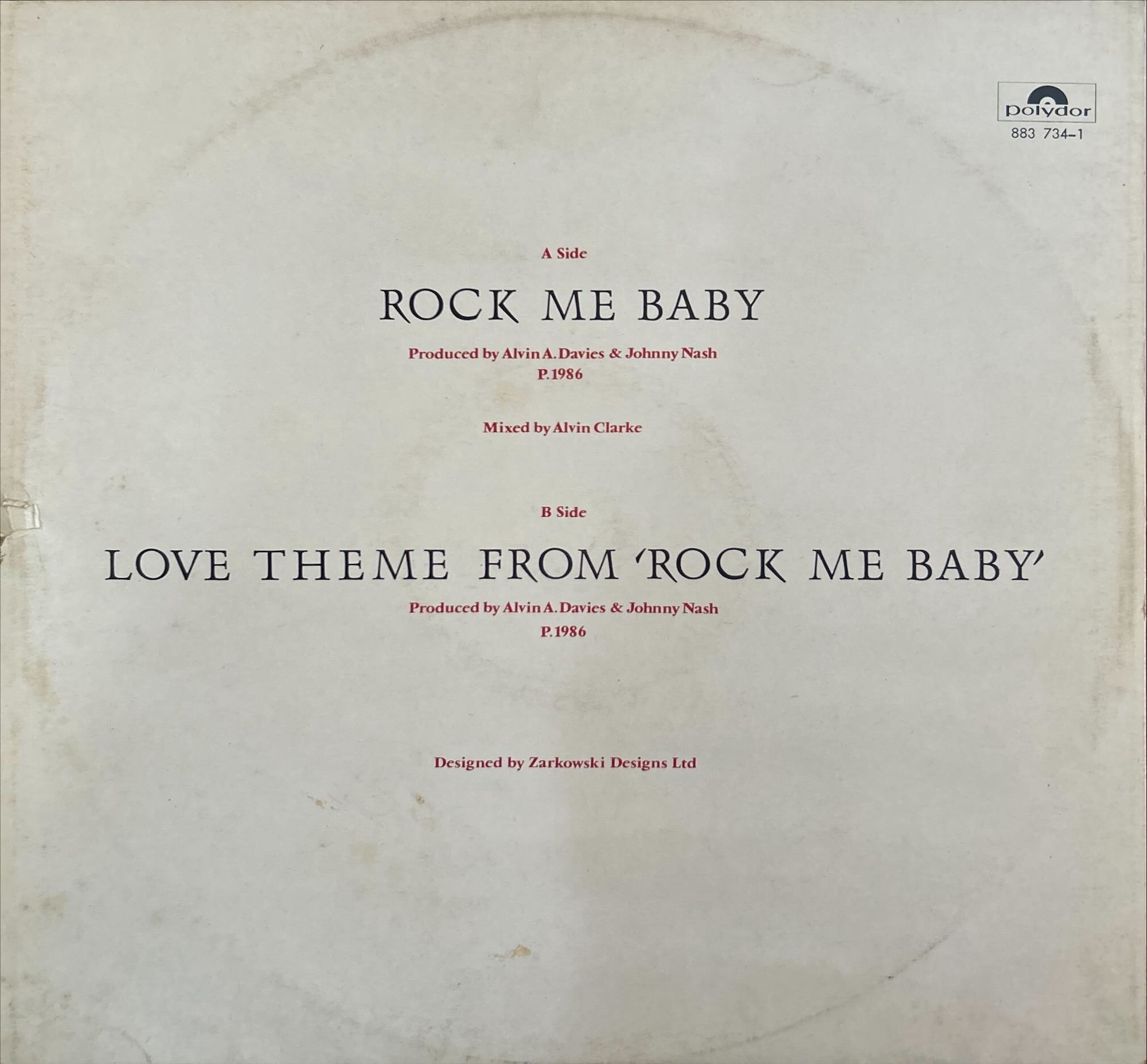 Johnny Nash - Rock Me Baby