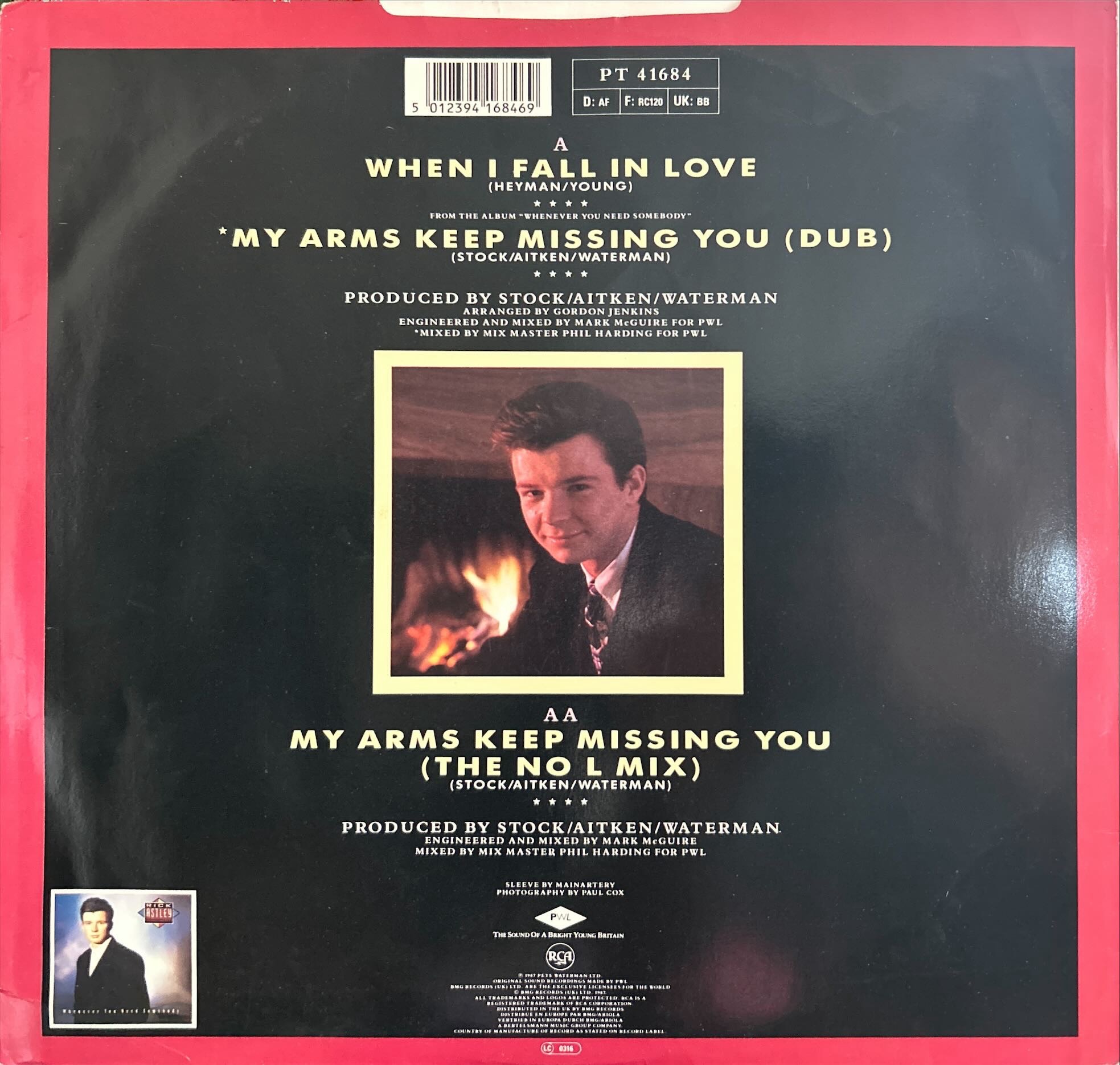 Rick Astley - When I Fall In Love / My Arms Keep Missing You