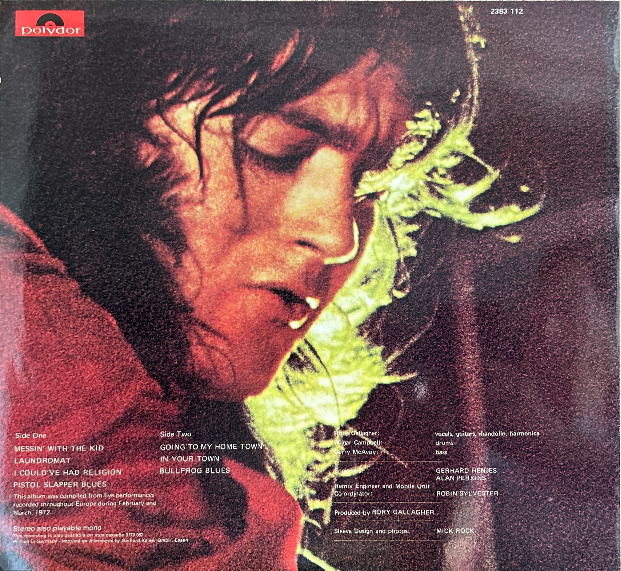Rory Gallagher - Live! In Europe