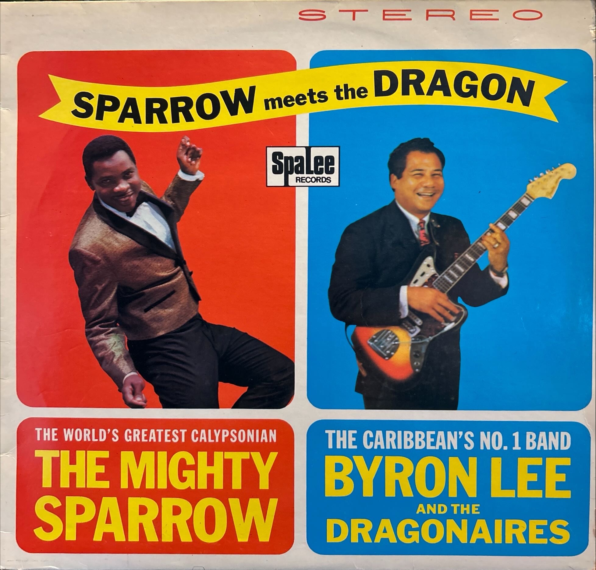 Mighty Sparrow, The With Byron Lee And The Dragonaires - Sparrow Meets The Dragon