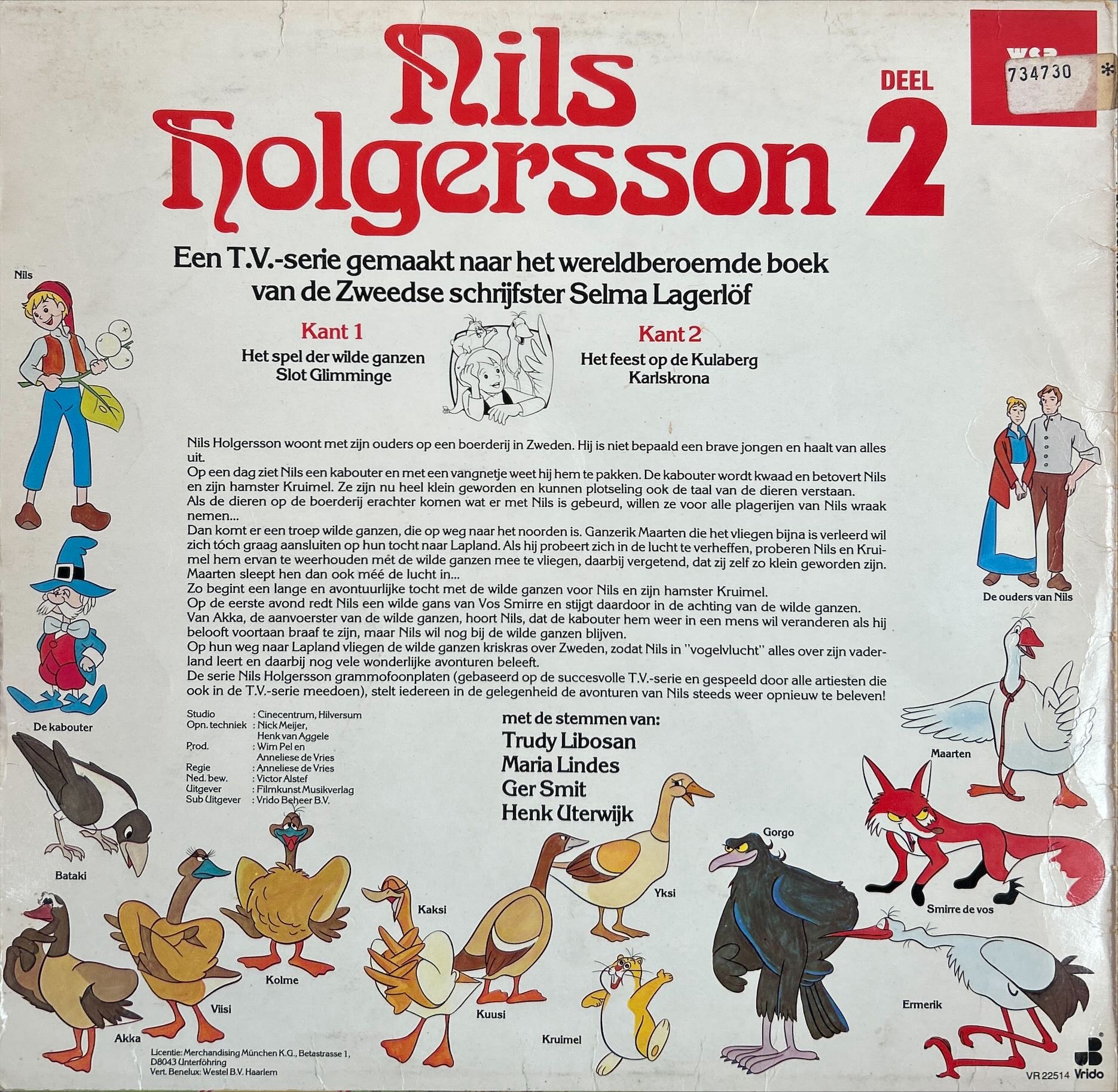 Selma Lagerlof - Nils Holgersson - Deel 2
