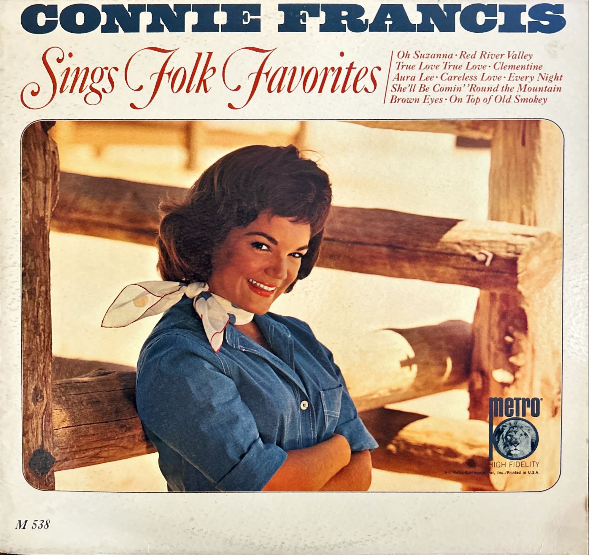 Connie Francis - Sings Folk Favorites