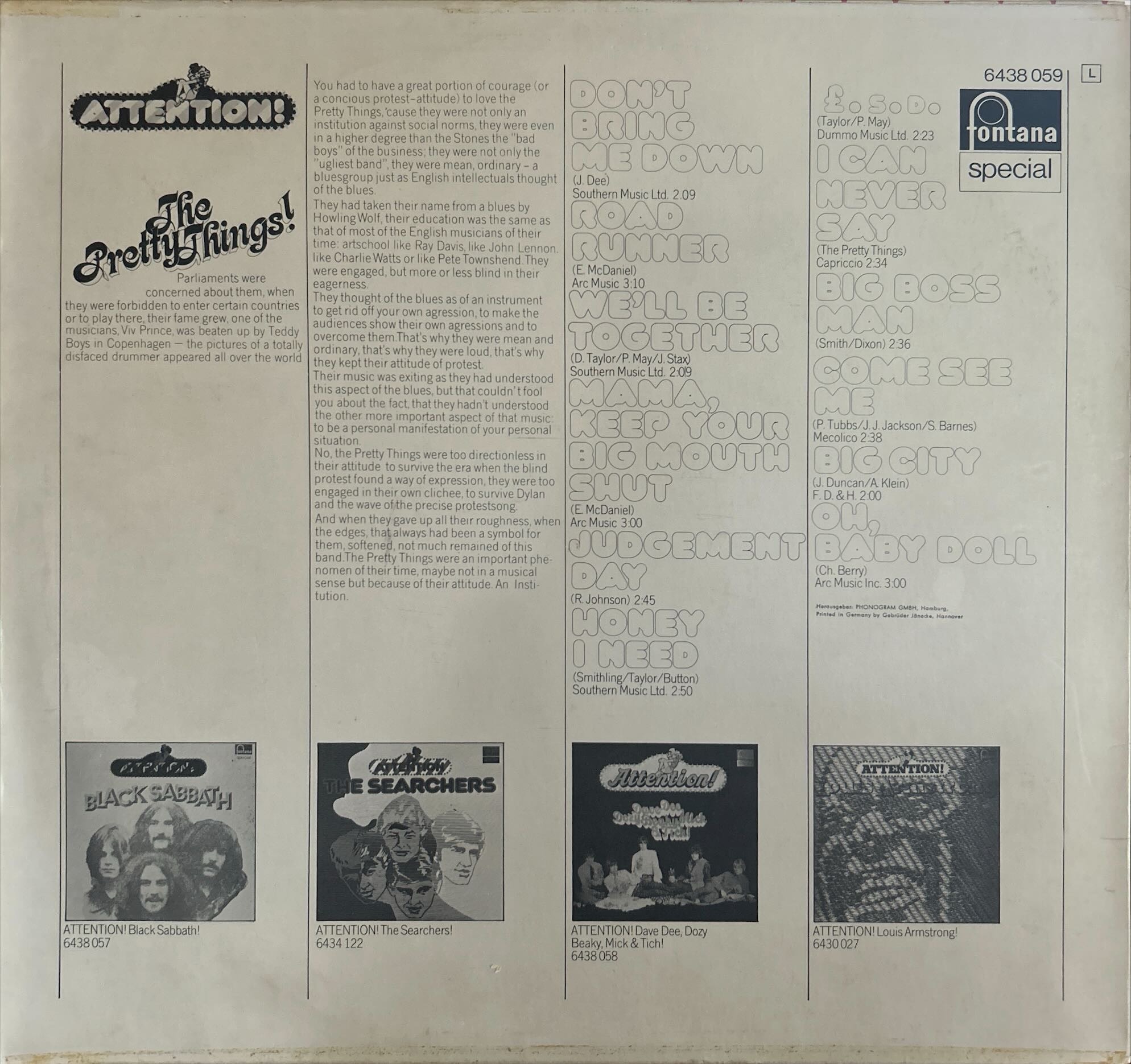 Pretty Things, The - Attention! The Pretty Things!