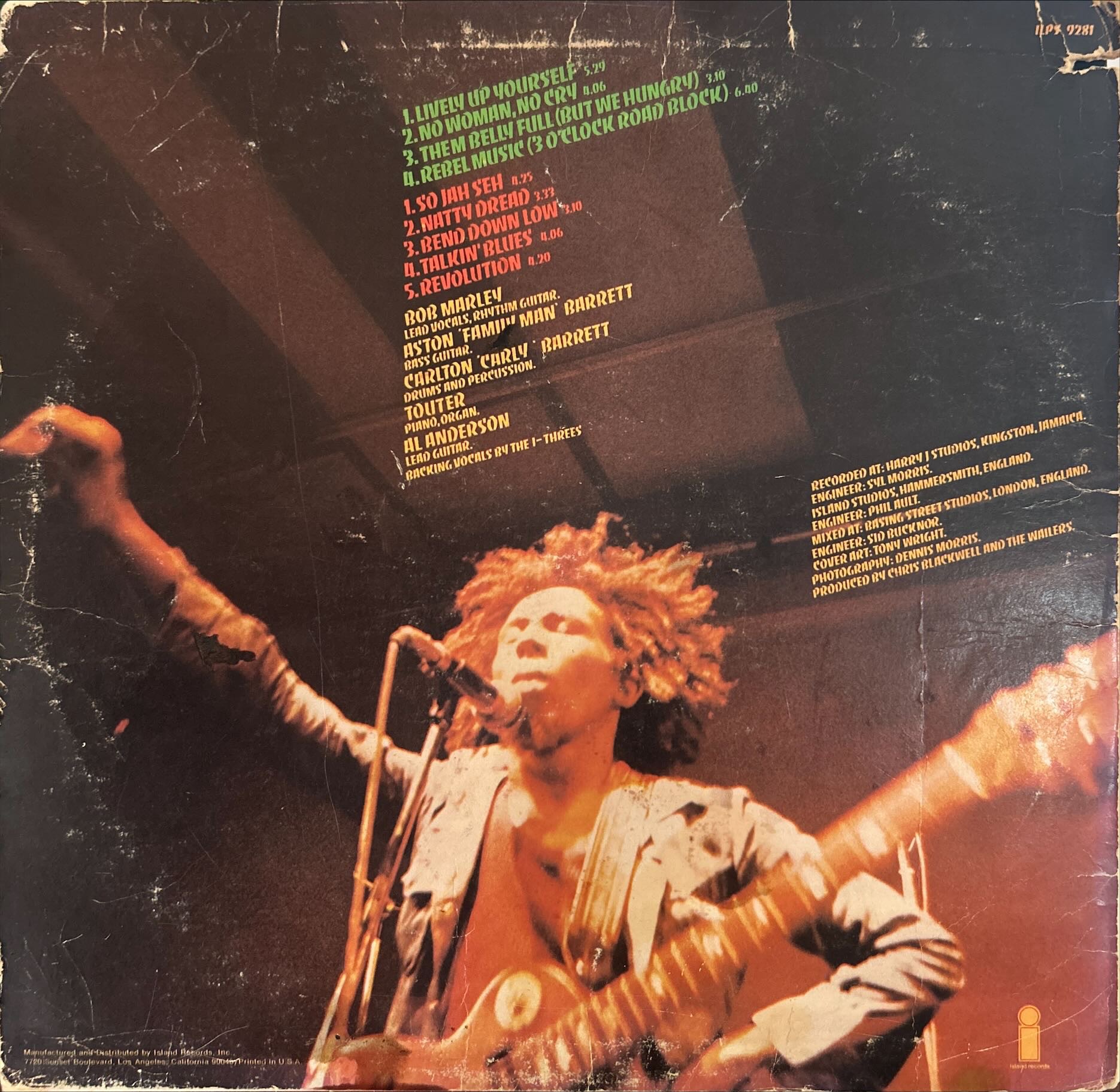 Bob Marley & The Wailers - Natty Dread