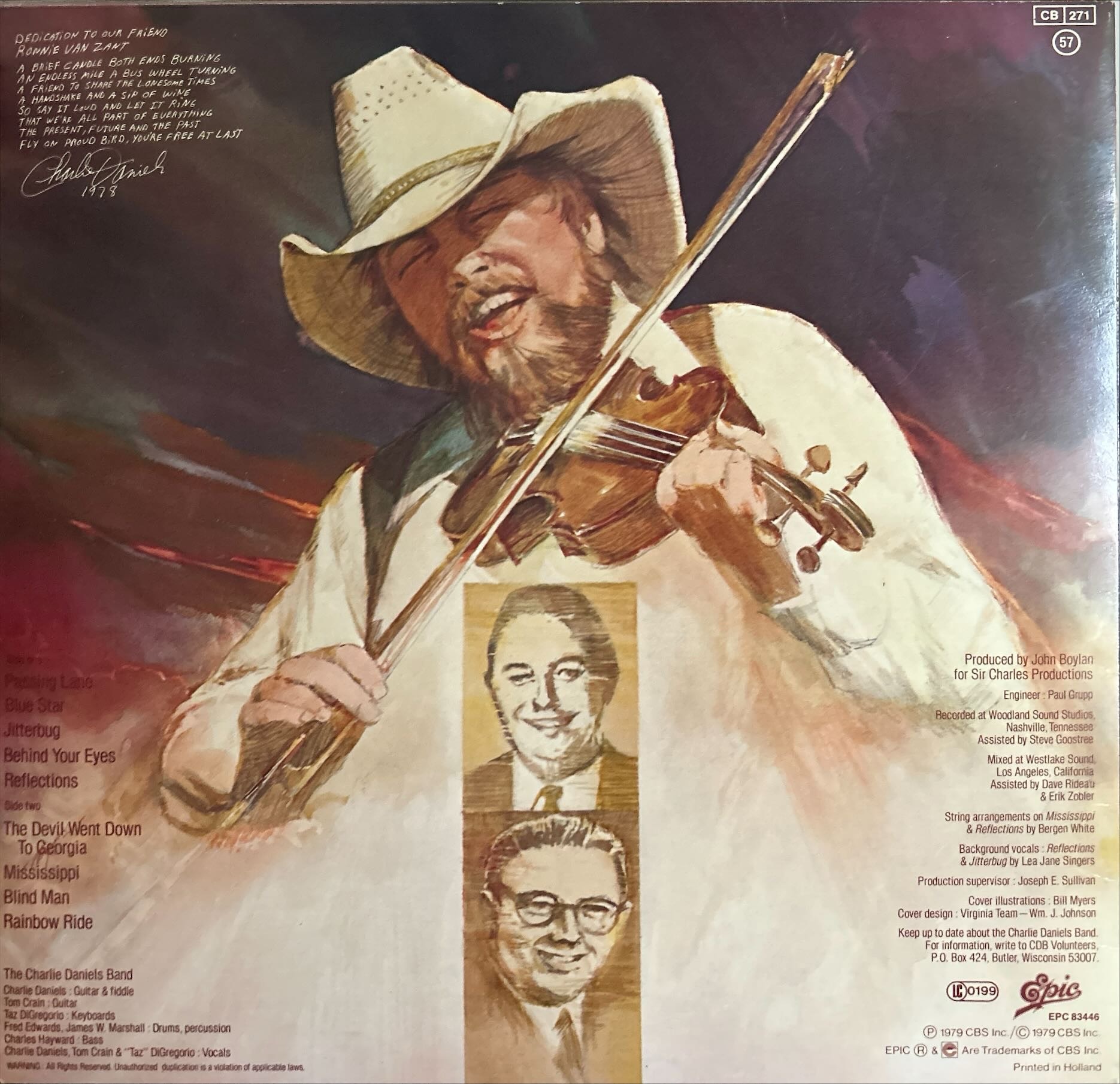Charlie Daniels Band, The - Million Mile Reflections