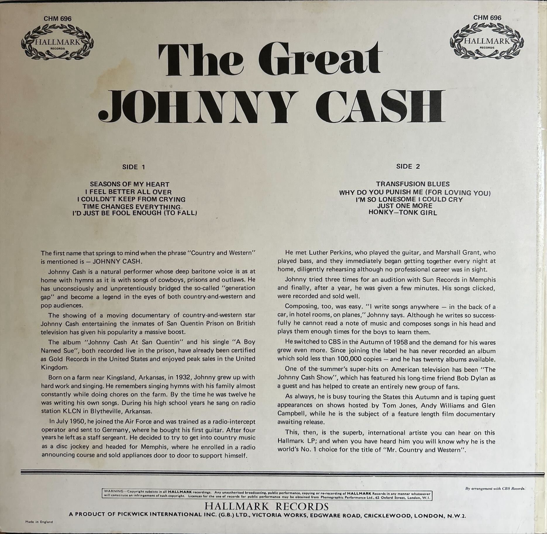 Johnny Cash - Great Johnny Cash, The