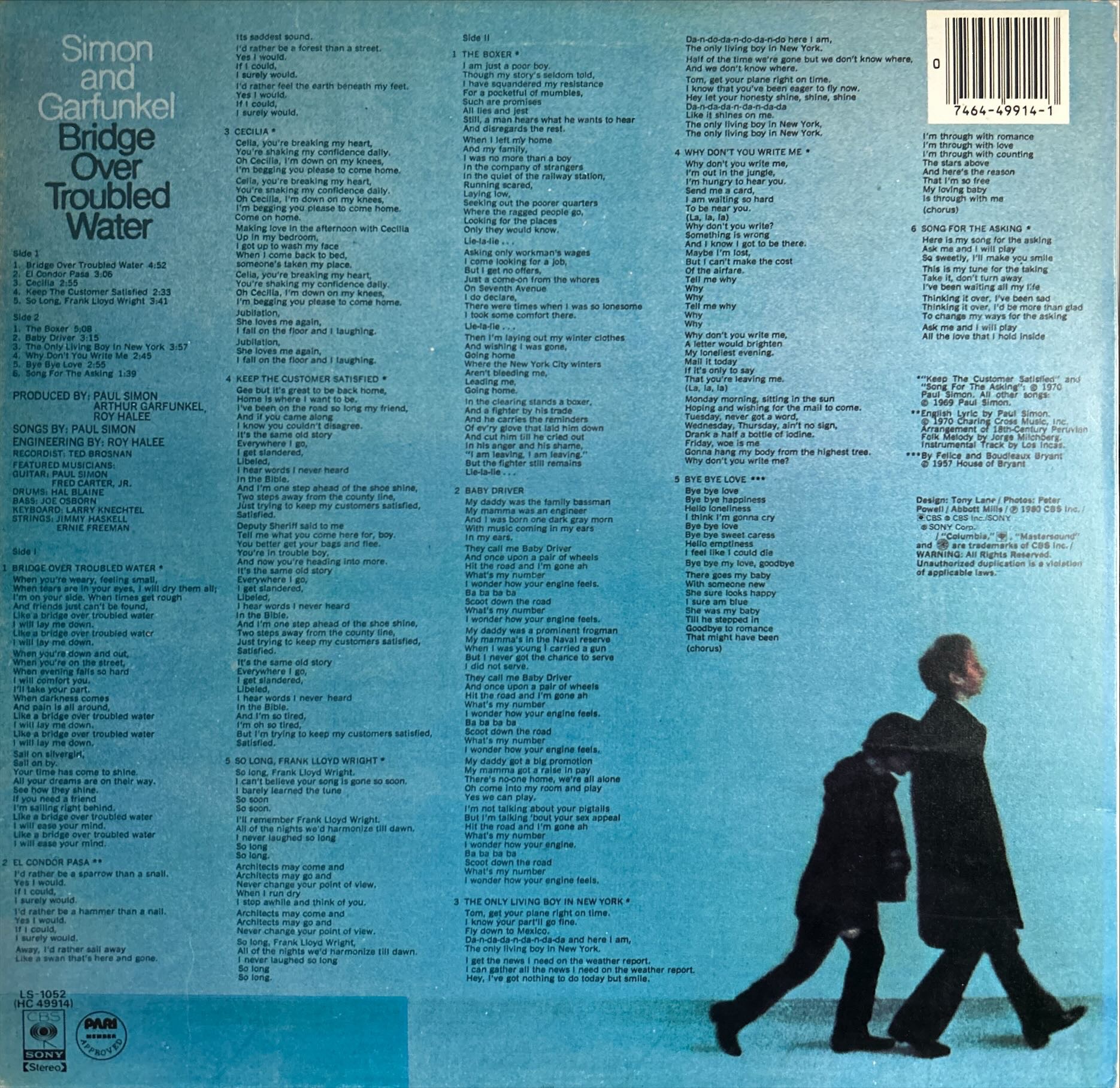 Simon And Garfunkel - Bridge Over Troubled Water