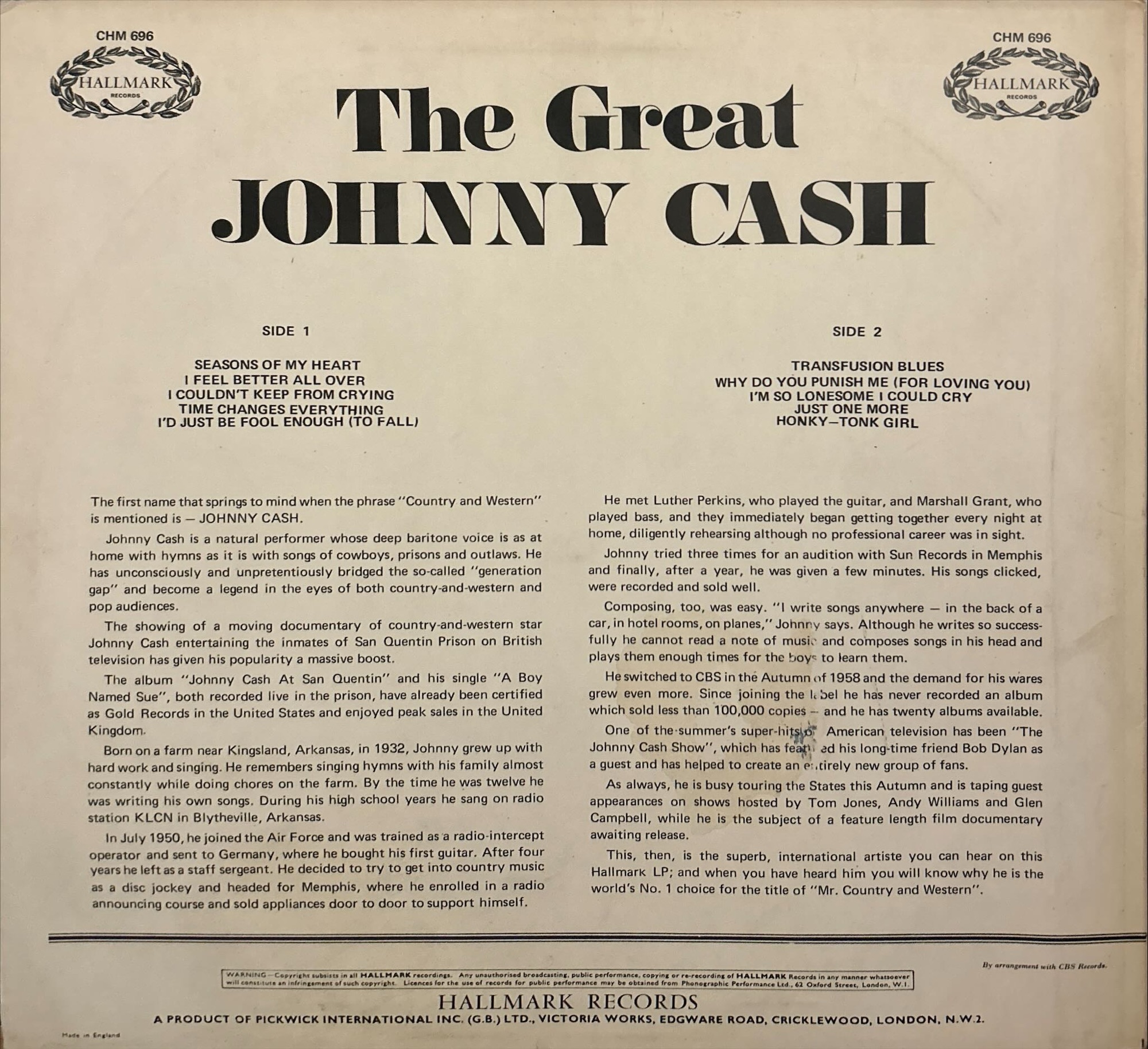 Johnny Cash - Great Johnny Cash, The
