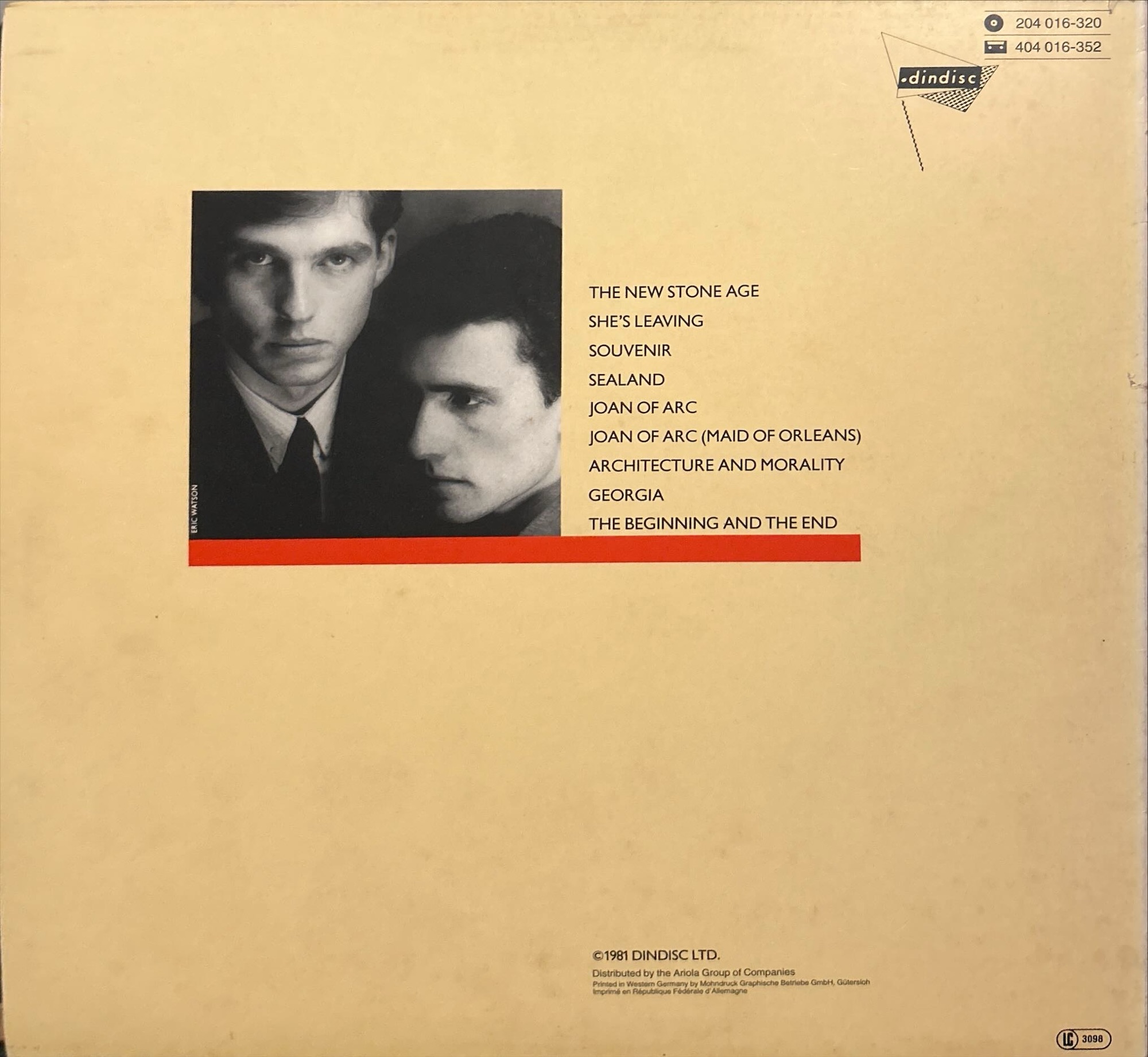Orchestral Manoeuvres In The Dark (OMD) - Architecture & Morality