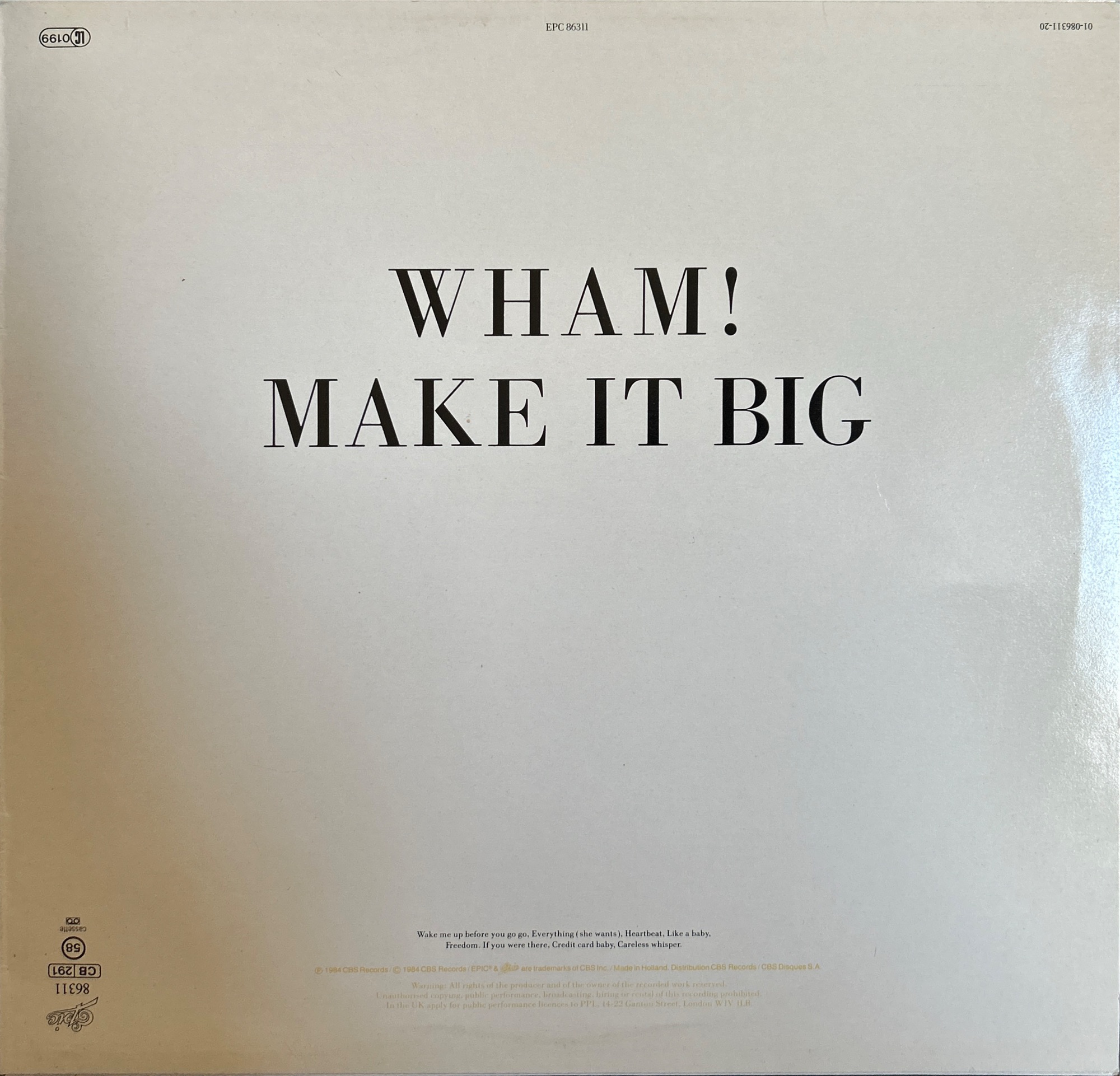 Wham! - Make It Big
