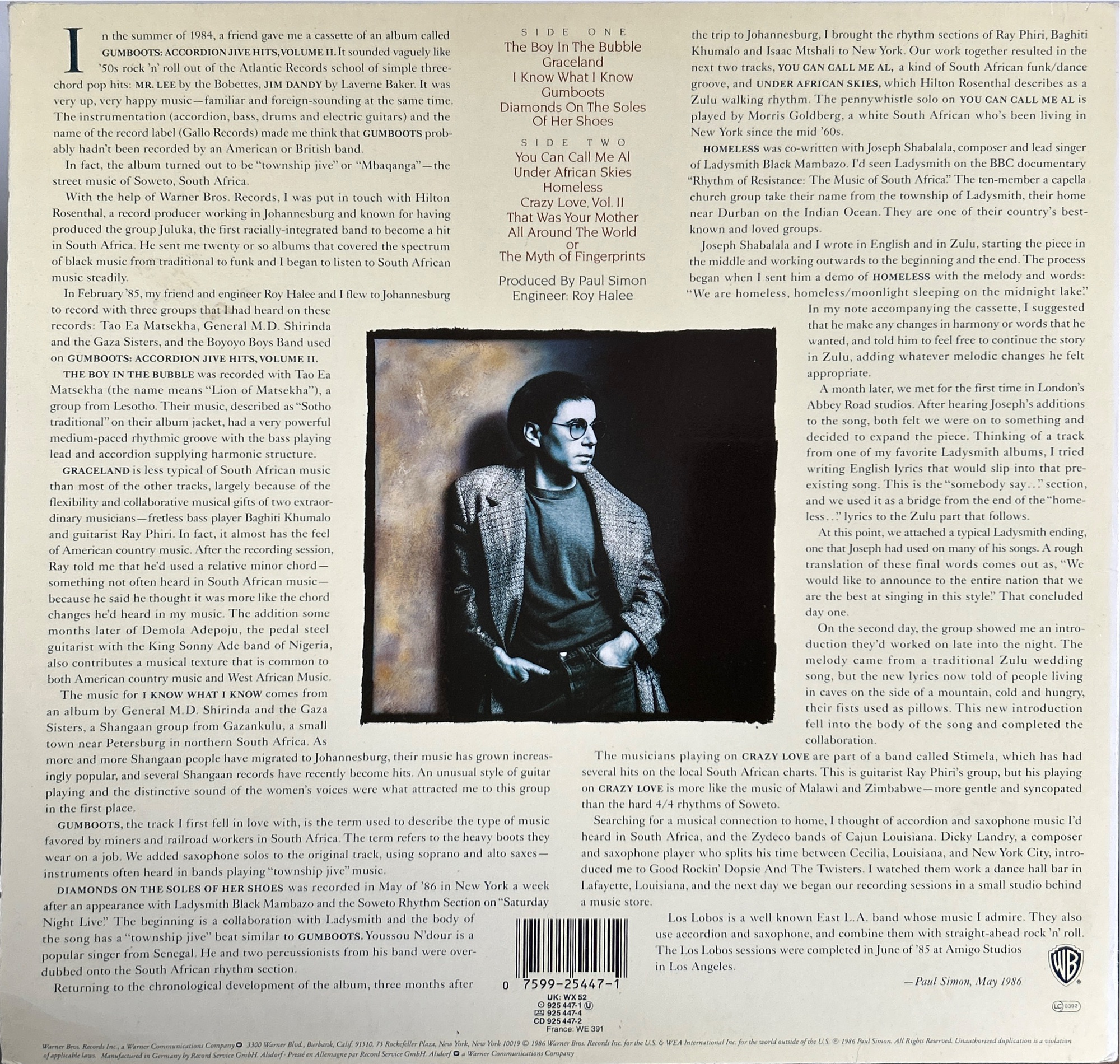 Paul Simon - Graceland