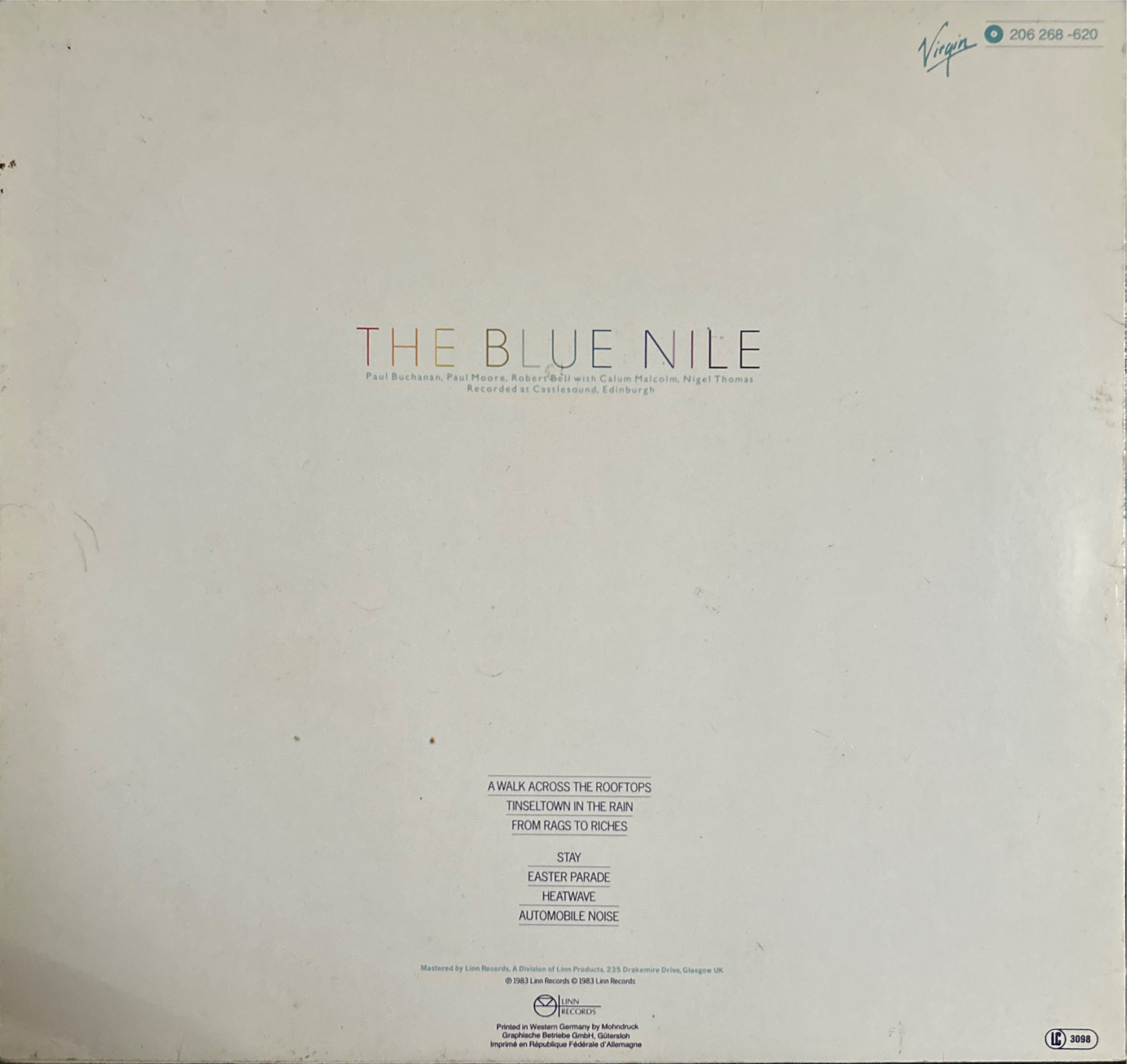Blue Nile, The - Walk Across The Rooftops, A