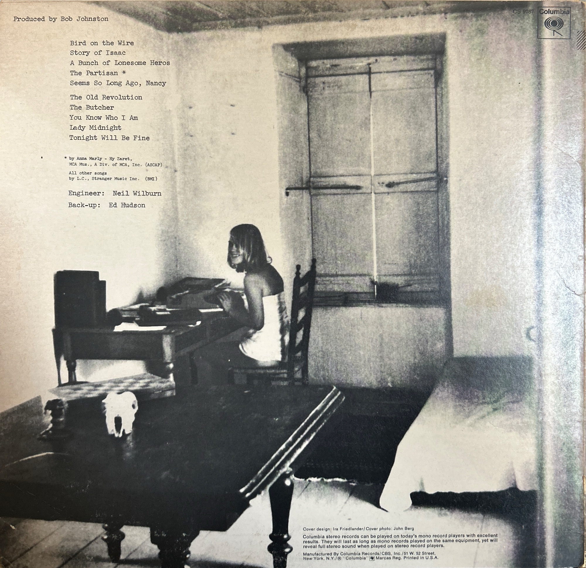 Leonard Cohen - Songs From A Room