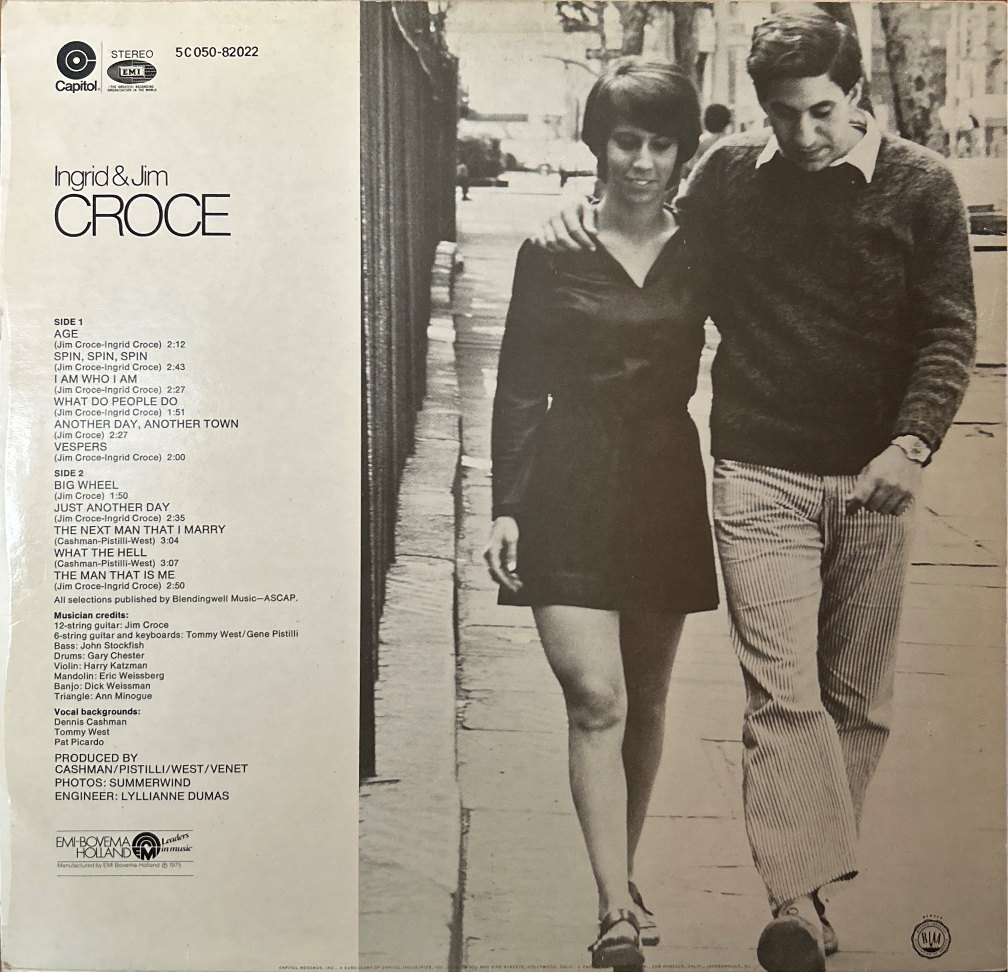 Jim & Ingrid Croce - Croce First Album
