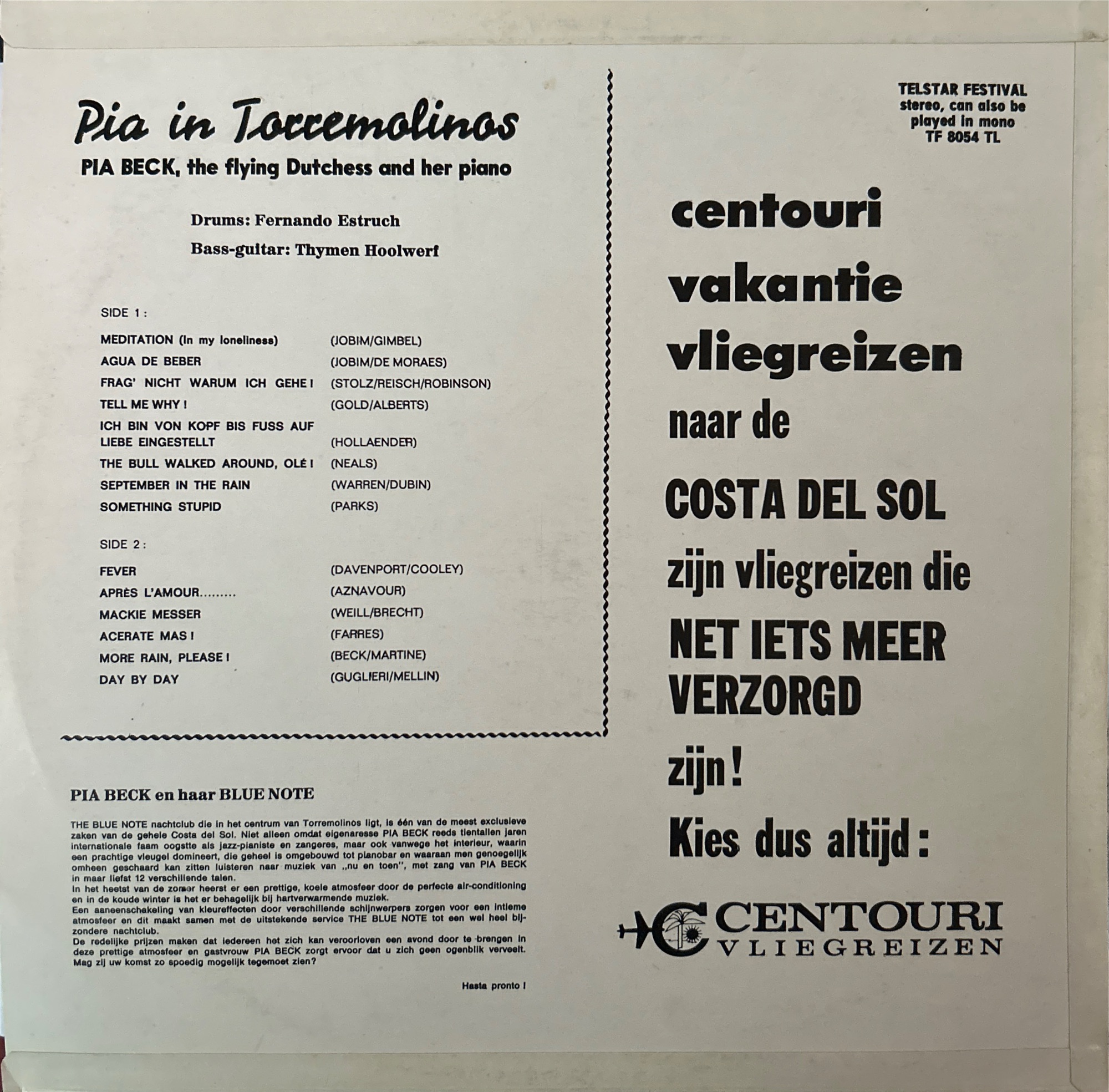Pia Beck - Pia In Torremolinos
