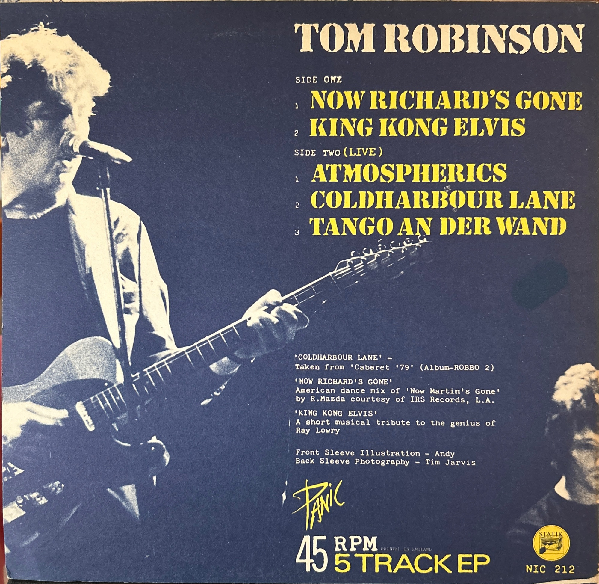 Tom Robinson - Atmospherics